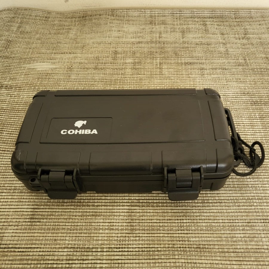 COHIBA BOX Travel Case Tempat Penyimpanan Rokok Cerutu Cigar Premium