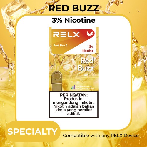 RELX Pod Pro 2 - Red Buzz (Isi 1 Pod) OFFICIAL