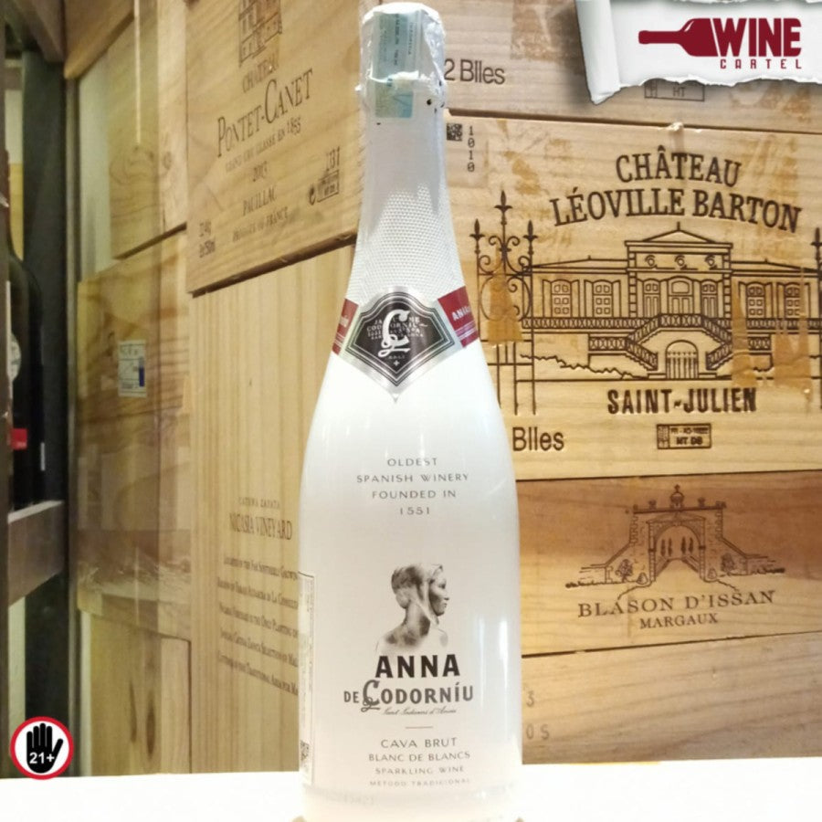 SPARKLING WINE ANNA DE CODORNÍU BLANC DE BLANCS RESERVE 750mL SPAIN