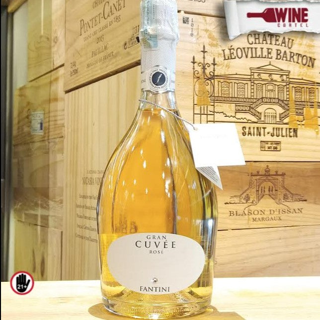 ROSE SPARKLING WINE Fantini Gran Cuvee Rose N.V. Italy 750mL ITALY