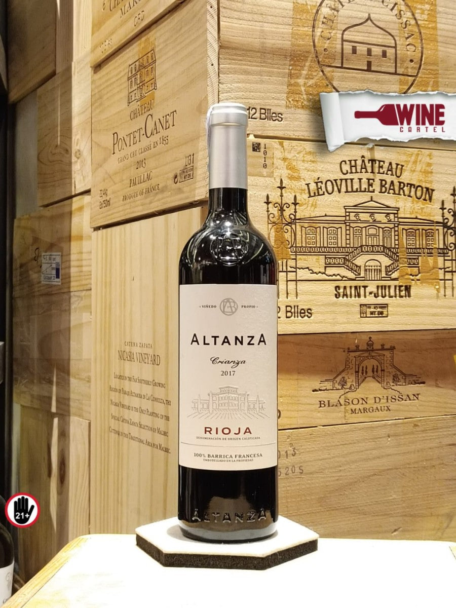 RED WINE ALTANZA Crianza Rioja 100% Barrica Francesa 750ml SPAIN