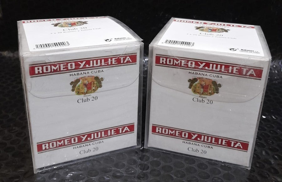 Cerutu CIGAR CUBA Romeo Y Julieta kuba RYJ Club 20 box of 5x20 pack (100) batang