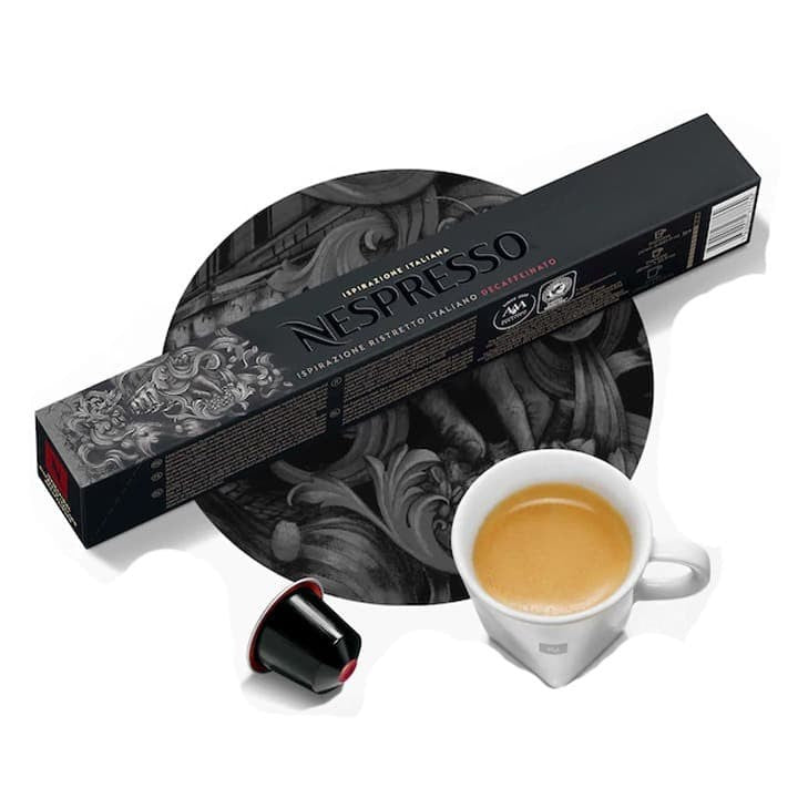 Nespresso Ispirazione Ristretto Italiano Decaffeinato Coffee Capsules