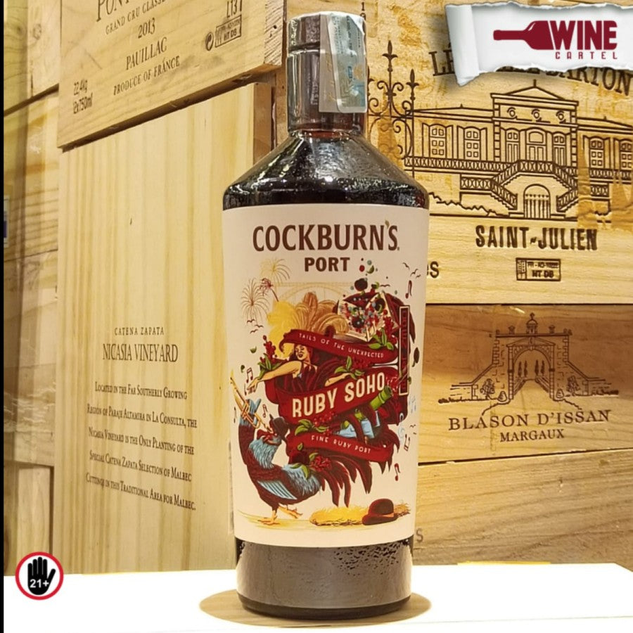 PORT WINE Cockburns Fine Ruby Soho 750mL PORTUGAL