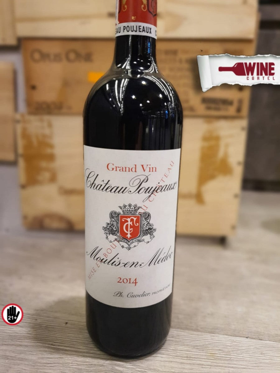 RED WINE Chateau Poujeaux Moulis-en-Medoc 2014 FRANCE