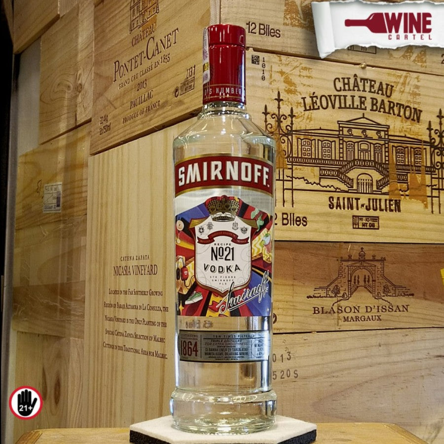 VODKA SMIRNOFF Vodka RED LABEL 750mL RUSSIA