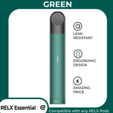 RELX Essential Device - Green Mini Pod Vape Pods