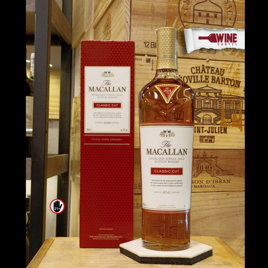 WHISKY The Macallan Classic Cut Single Malt Scotch Whisky Cask 700mL