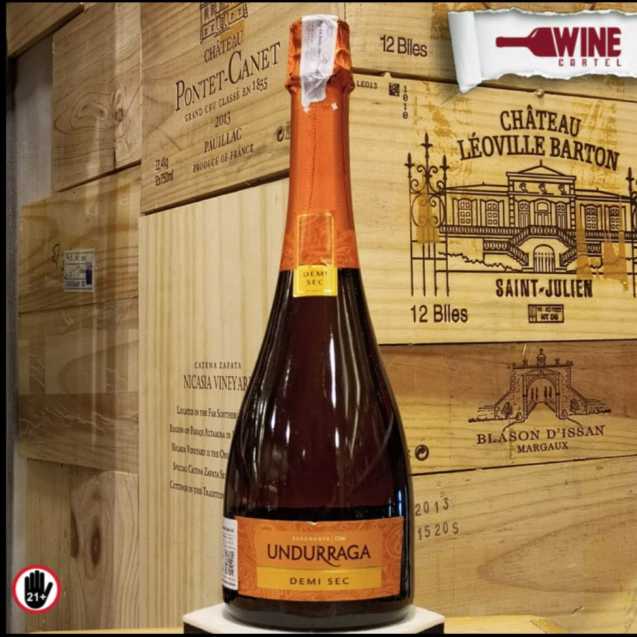 Undurraga Brut / Undurraga Demi Sec Wine 750ml ORIGINAL REGISTERED CHILE