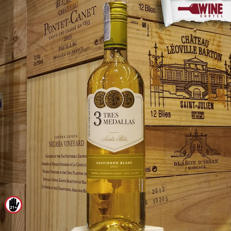 WHITE WINE Santa Rita Tres Medallas Sauvignon Blanc 750mL CHILE