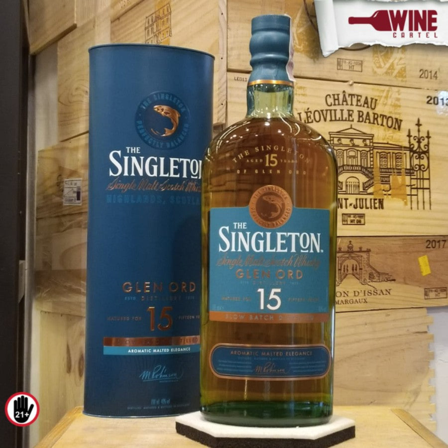 WHISKY The Singleton 15 Years Glen Ord Single Malt Scotch Whisky 700mL