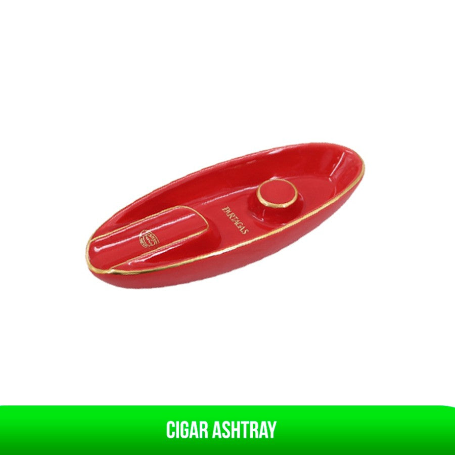 Asbak Rokok Cerutu Keramik 1 Slot - Cigar Ashtray - Merah