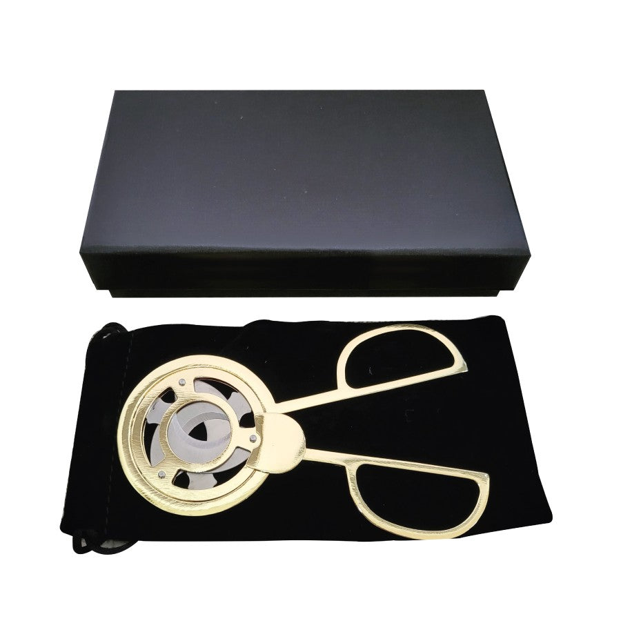 Pemotong Cigar Cerutu Scissor Cutter (3 Colors) - Gold