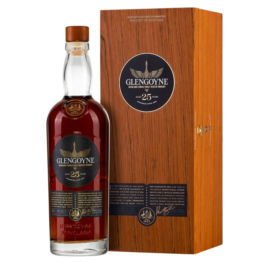 WHISKY Glengoyne 25 Y.O Single Malt Rare Whisky 700ml SCOTLAND