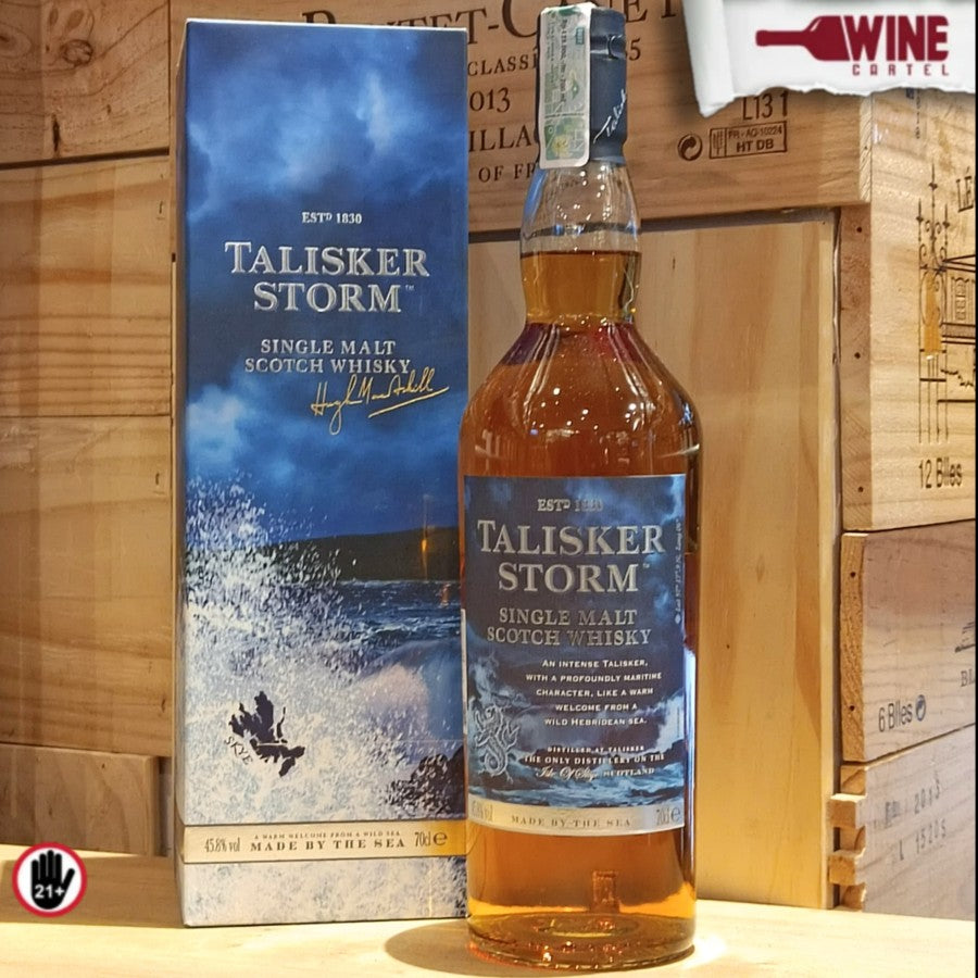 WHISKY Talisker Storm Single Malt Whisky 700mL SCOTLAND