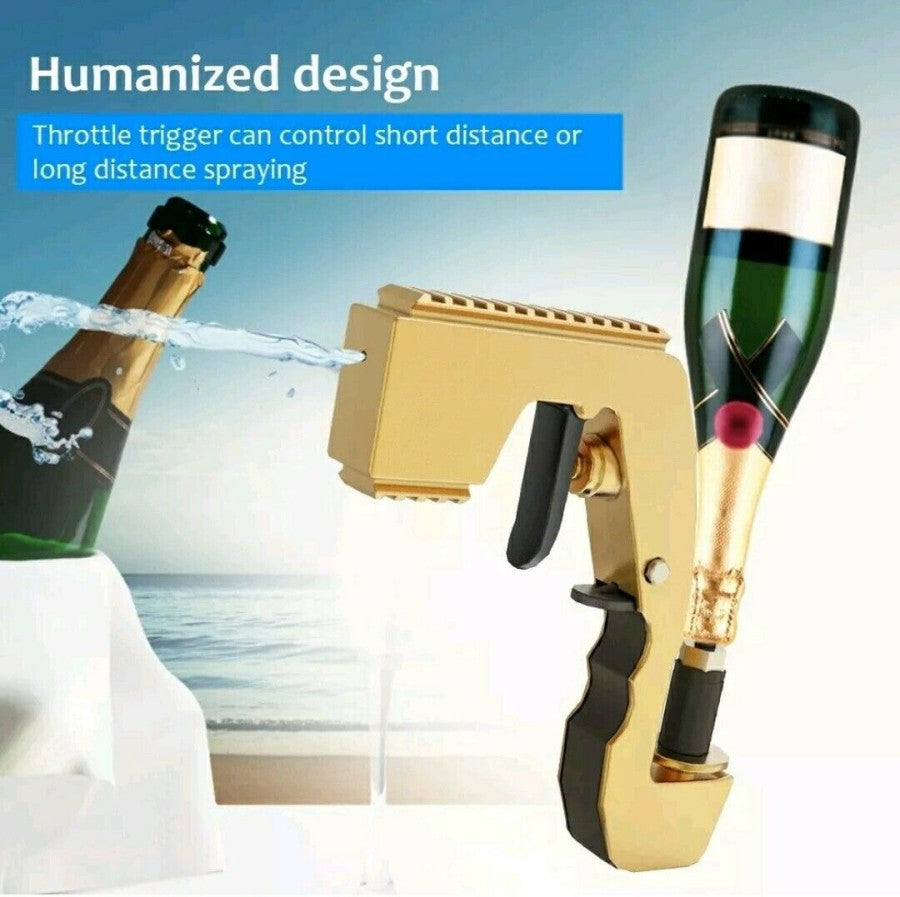 Champagne Spray Shot Squirt Gun Dispenser Wine Beer Party Ceremonial