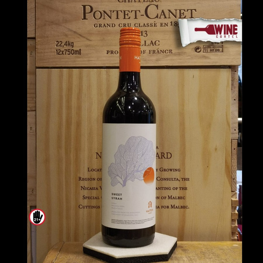 HATTEN Sweet Syrah Red Wine [750 mL] ORIGINAL REGISTERED INDONESIA