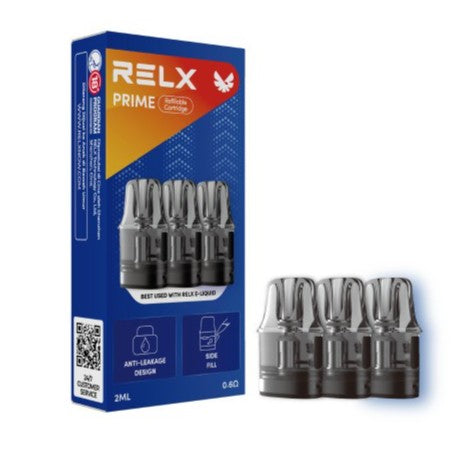 RELX Prime Refillable Cartridge (Isi 3) - 0.6 Ohm Catdridge Refill