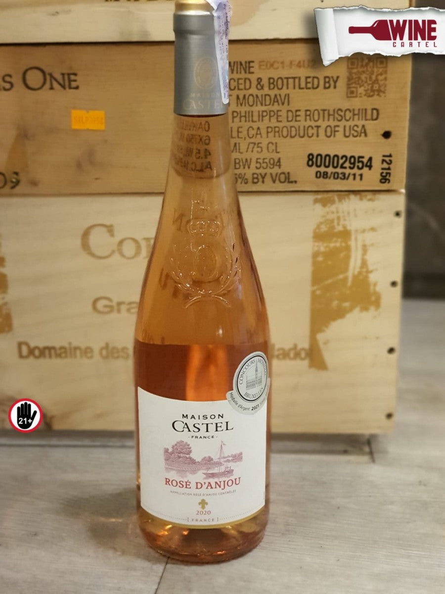 WHITE WINE Maison Castel Rose D'Anjou 2020 France Wine 750ML FRANCE