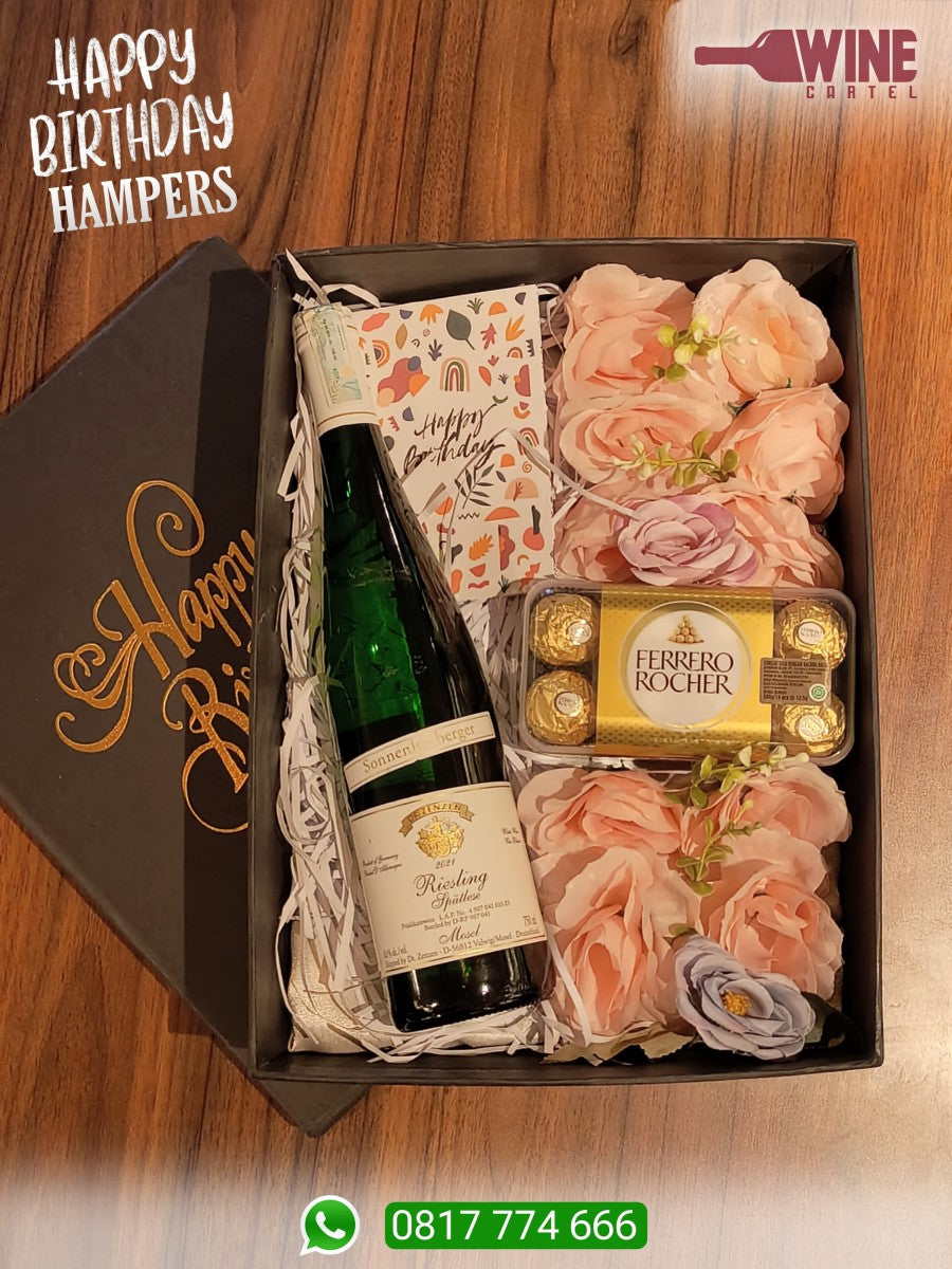 SPECIAL BIRTHDAY HAMPERS WHITE WINE Dr Zenzen Sonnenhofberger Mosel Riesling Kabinett 750mL GERMANY