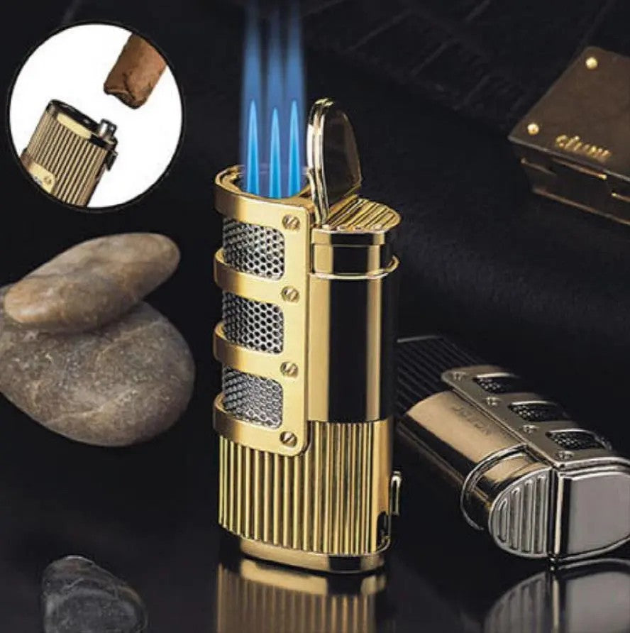 Korek Api JET Cigar Cerutu Rokok Torch Lighter Jet Flame Gas Las