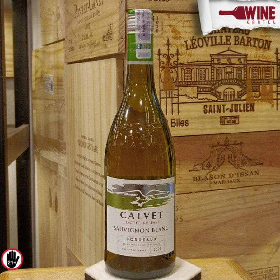 WHITE WINE Calvet Bordeaux Limitesd Release Sauvignon Blanc 2020 750mL FRANCE