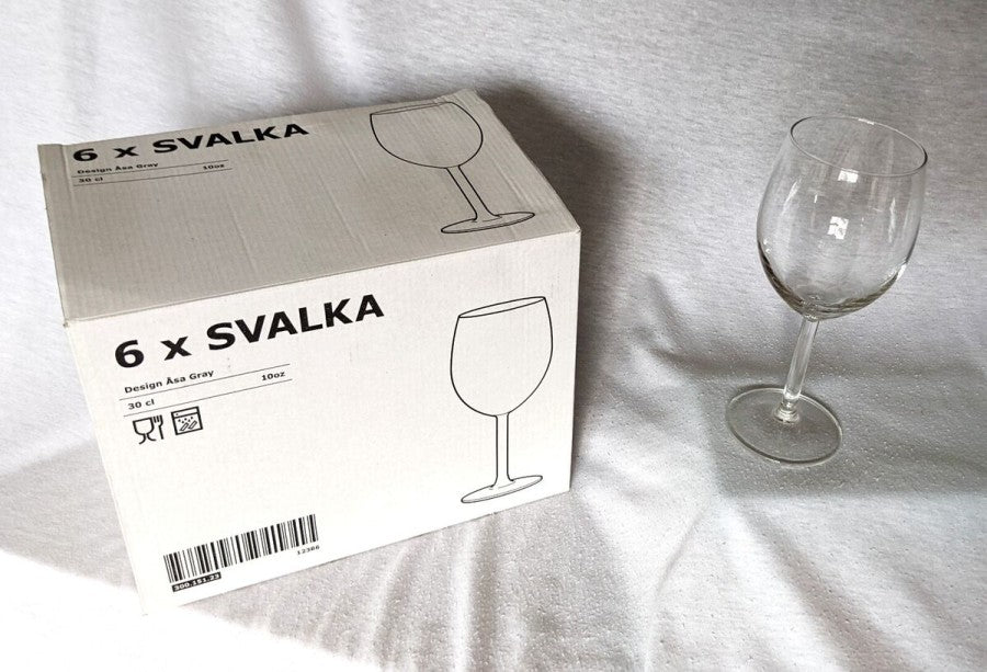 SVALKA Gelas Wine Kaca - wine glass - Gelas Anggur Kaca Glass Wine Size 300mL | 30cl