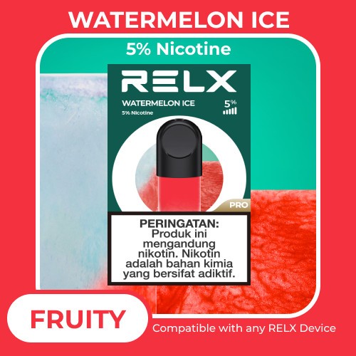 RELX Pod Pro - Watermelon Ice 5% (Isi 1 Pod) OFFICIAL