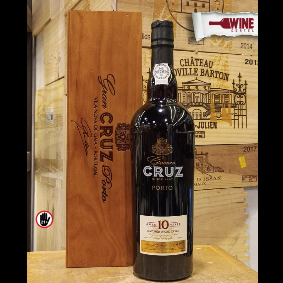 PORT WINE Porto Cruz Gran Cruz 10 Years Matured In Oak Casks 750mL PORTUGAL