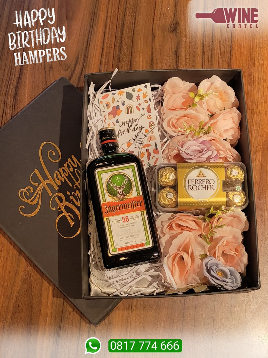 SPECIAL BIRTHDAY HAMPERS LIQUOR Jagermeister Liquor / Jaggermeister 56 Original 700 ml GERMANY