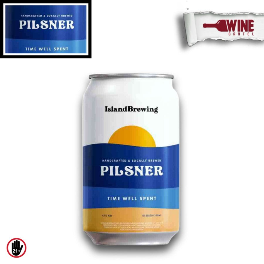 BIR Island Brewing Pilsner Beer 330ml INDONESIA