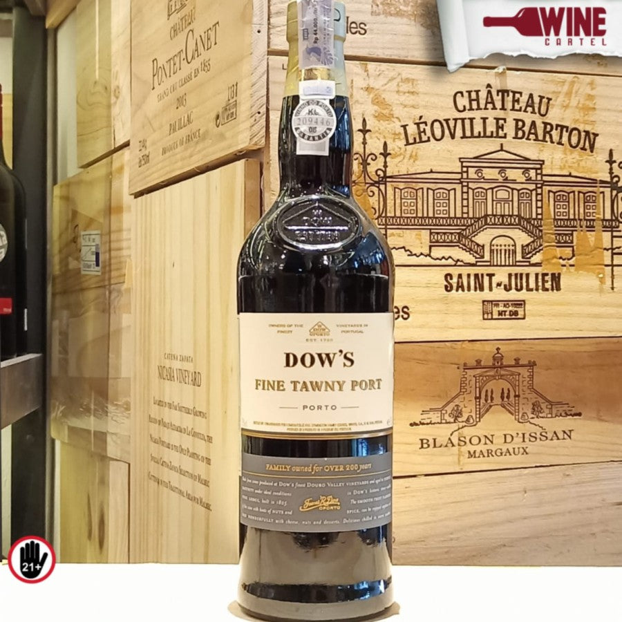 PORT WINE Sweet Red Wine Dow's Fine Tawny 750mL PORTUGAL