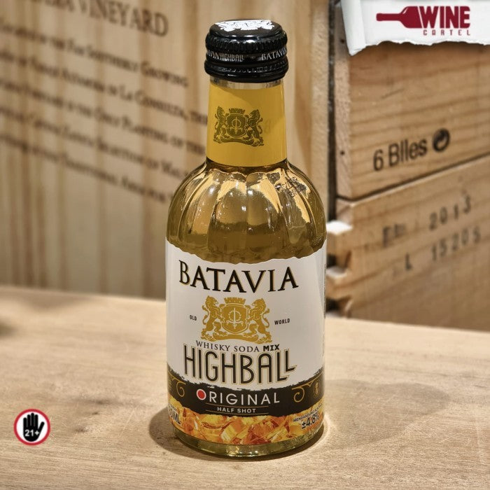 WHISKY SODA MIX Batavia Highball Whisky Soda Mix [180ml] Bottle SIZE INDONESIA