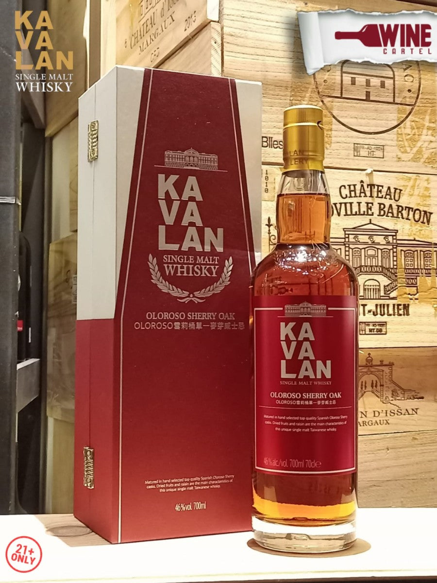 WHISKY Kavalan Oloroso Sherry Oak Whisky Single Malt 700mL TAIWAN