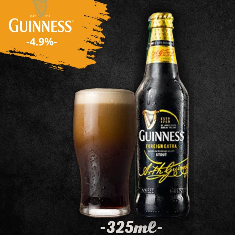 BIR Beer Guinness Foreign Extra Stout 325ml Botol IRELAND