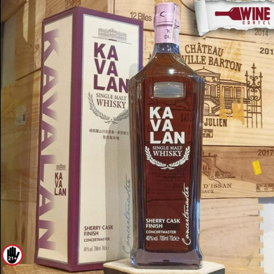 WHISKY Kavalan Concertmaster Sherry Cask Finish Single Malt 700ml TAIWAN