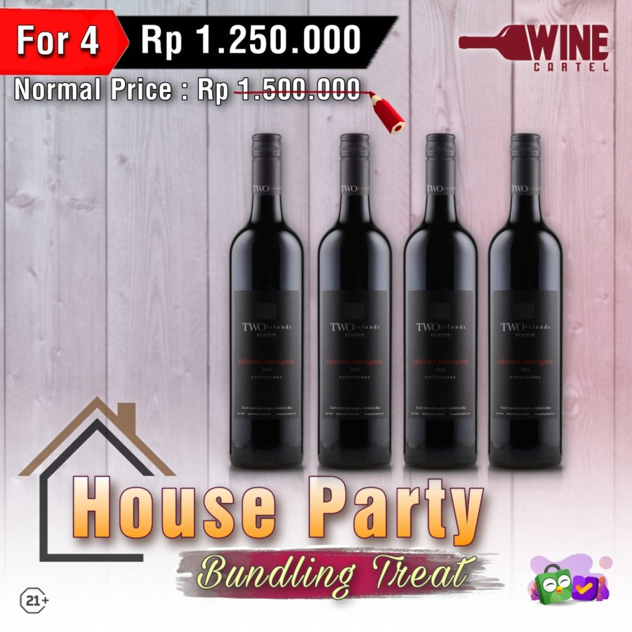 HOUSE PARTY Bundling Two Island Two Island CABERNET SAUVIGNON 4to 1250