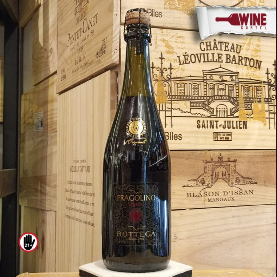 BOTTEGA Fragolino Rosso Sparkling Sweet Wine 750ml ITALY