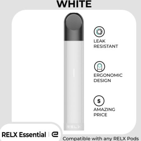 RELX Essential Device - White Mini Pods Vape Pod OFFICIAL