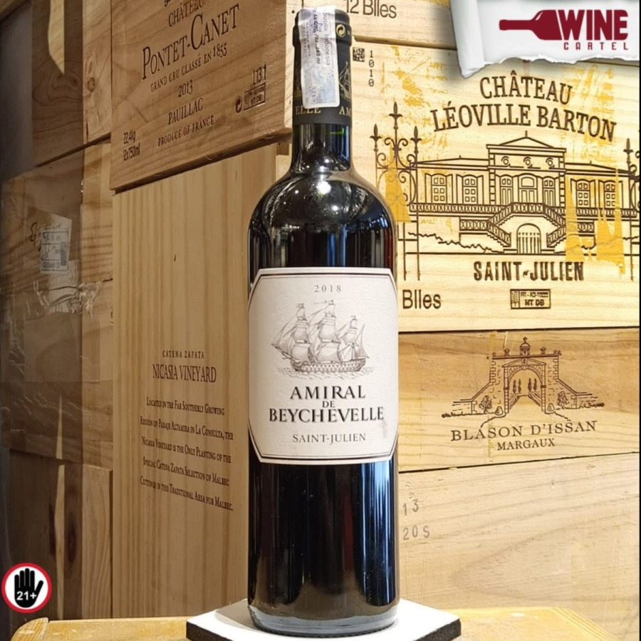 Amiral De Beychevelle Saint Julien 2018 750mL FRANCE