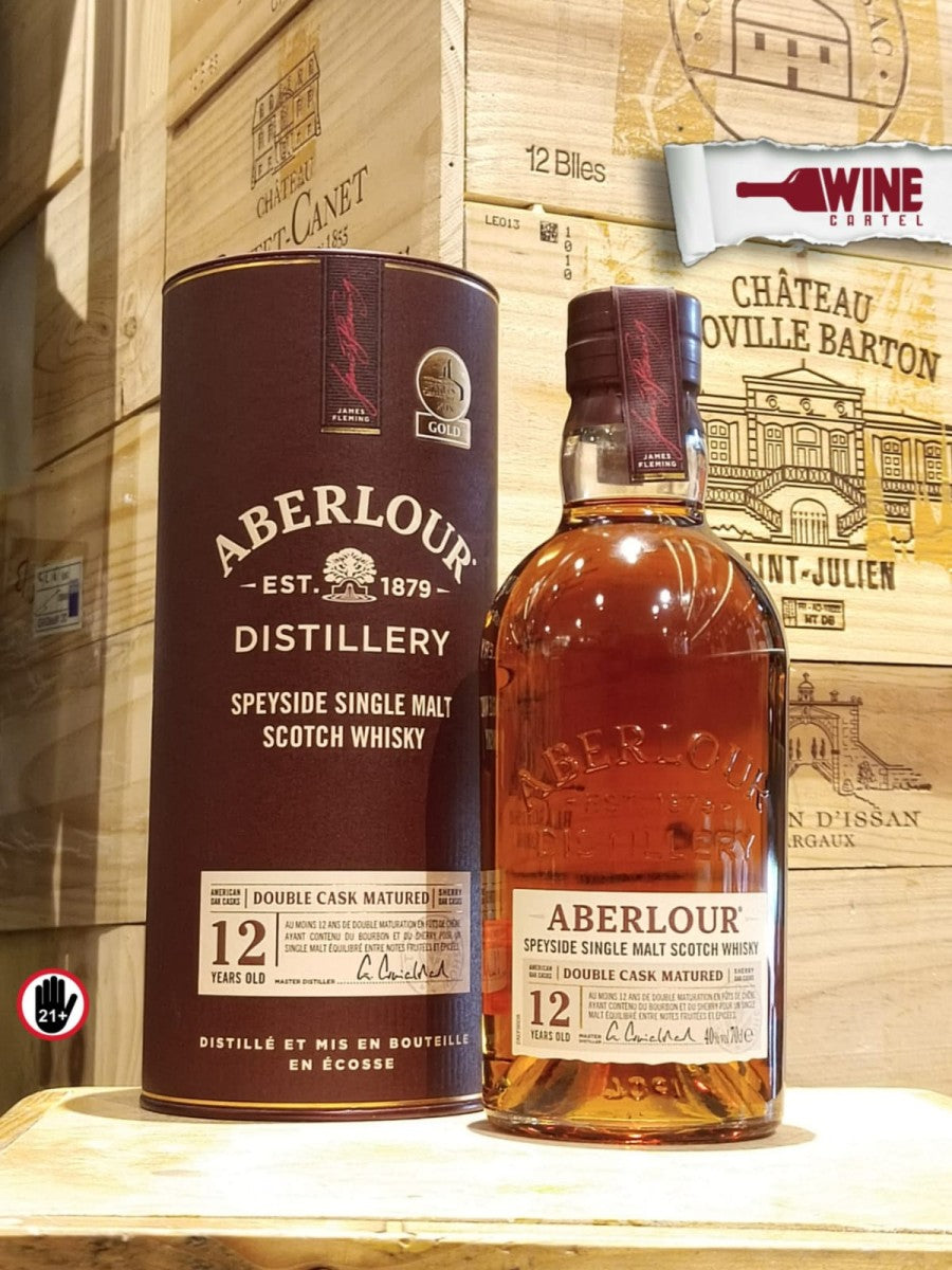 WHISKY Aberlour 12 Year Old Double Cask Speyside Single Malt 700ml SCOTLAND