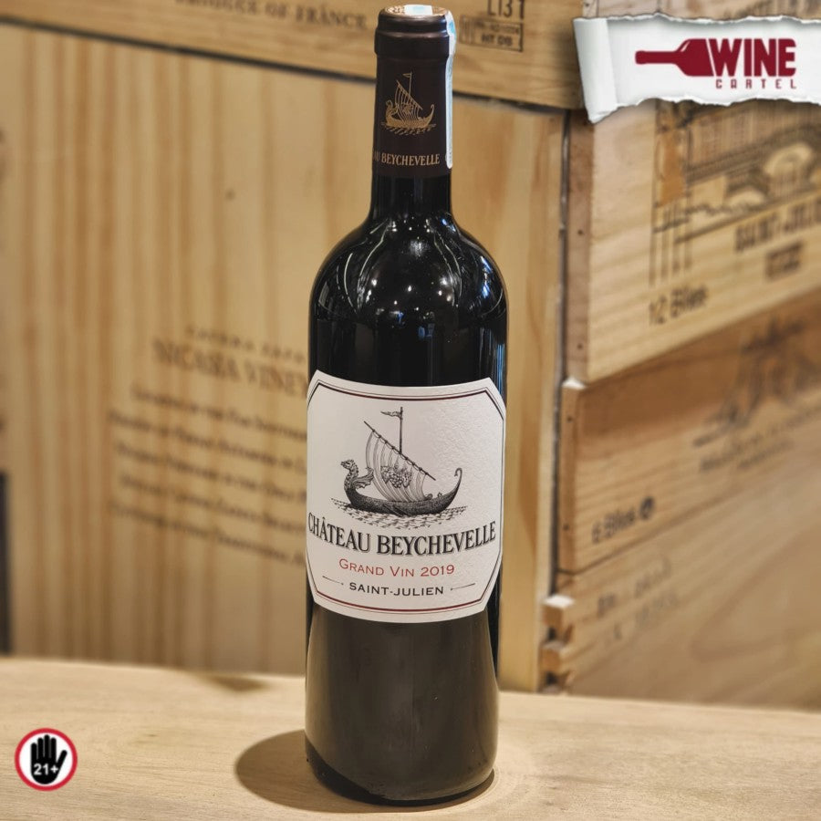 RED WINE Chateau Beychevelle - Red Blend - 2019 - 750ml PREMIUM WINE FRANCE