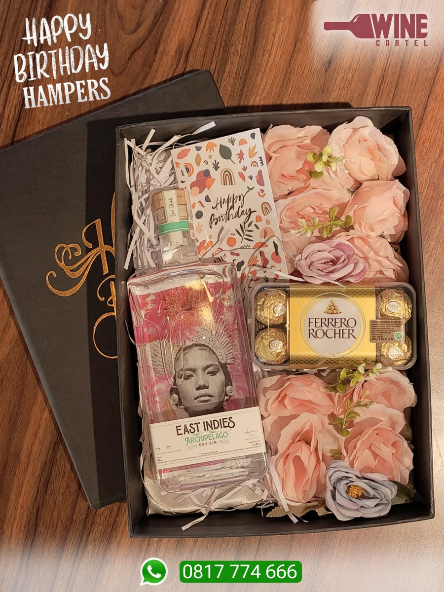 SPECIAL BIRTHDAY HAMPERS GIN East Indies Archipelago Premium Dry Gin 700ML INDONESIA