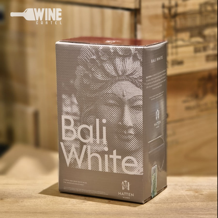 BALI WHITE Cask, Hatten Wines, WHITE Wine, 2000ml | 2 Liter BALI INDONESIA