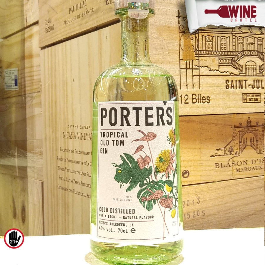 GIN Porters PORTER'S TROPICAL OLD TOM GIN 700mL BRITISH