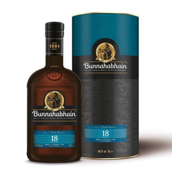 WHISKY Bunnahabhain 18 Years Old Single Malt Scotch Whisky 700ml