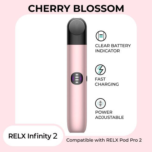 RELX Infinity 2 Device - Cherry Blossom Mini Pod Vape Pods