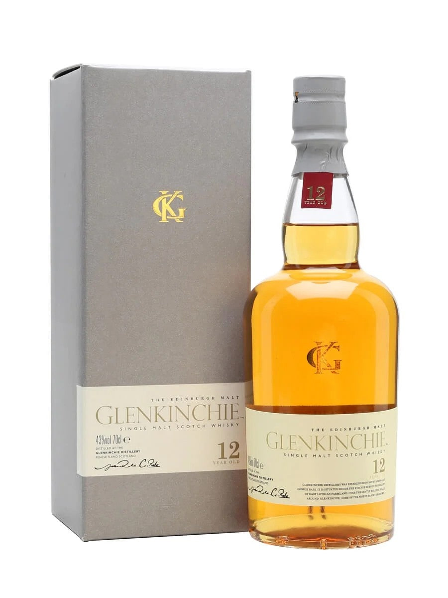 WHISKY Glenkinchie 12 Yo Single Malt Scotch Whisky 700mL SCOTLAND